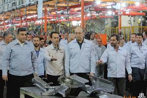 بازدید مدیرعامل گروه خودروسازی سایپا از روند تولید ایدکوپرس و ایران کاوه